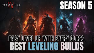 Best Leveling Builds for Season 5  Class Tier List Diablo 4 [upl. by Sinnel]