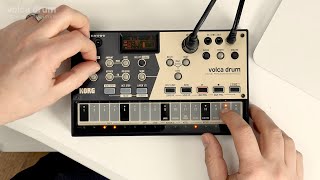 KORG volca drum  Features [upl. by Drida]