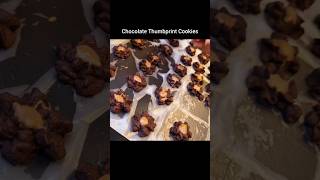 Chocolate Thumbprint Cookies 🍪 😋shorts viral trending shortvideo [upl. by Naldo]