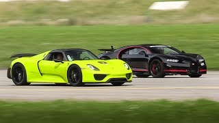 Supercars Face Off Agera vs Regera 918 vs Chiron La Ferrari vs Huayra Senna vs P1 amp more [upl. by Ennayelhsa]