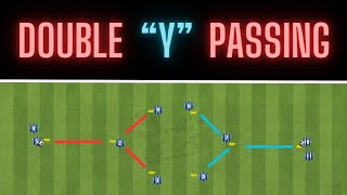 Double quotYquot Passing Drill  3 Variations  FootballSoccer [upl. by Aleciram463]