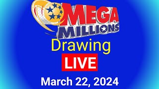 Mega Millions Live Drawing Results form Friday March 22 2022  Mega Millions Drawing Live live [upl. by Oswell]