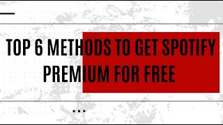 How to Get Spotify Premium for Free [upl. by Elo]