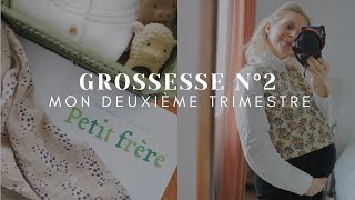 GROSSESSE  Mon 2e trimestre de cette 2e grossesse  Sexe symptômes astuces etc [upl. by Benco]