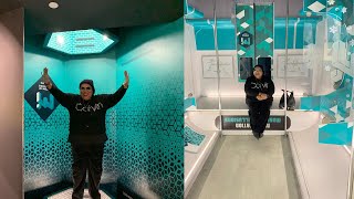 Visit to the Museum of illusions Toronto Canada [upl. by Yetty]