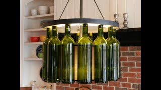 Wine Bottle Light Fixture [upl. by Claudio]