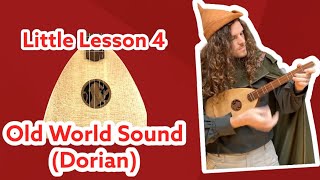 Little Lesson 4 for lute dulcimer  “Medieval” mode [upl. by Nuawaj]