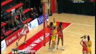 Netball Diamonds v England Quad Series 2012 Game 9 [upl. by Attevroc404]