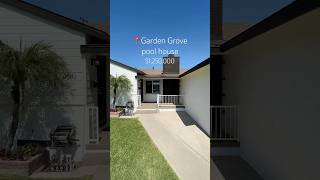 Pool house in Garden Grove forsale realestate home housetour realtor shorts [upl. by Elleinahc]