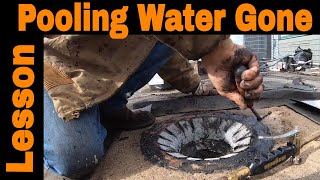 Flat Roof Drain  How to remove water off the flat roof [upl. by Goldina]