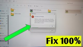 windows couldnt connect to the printer  how to fix printer sharing problem [upl. by Gar]