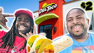 Trying Del Tacos Entire Real Deal Value Menu [upl. by Evan]