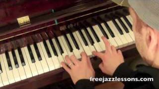 How To Play Jazz Piano Chords Rootless Voicings [upl. by Alroi]