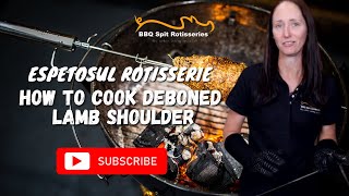 ESPETOSUL ROTISSERIE  How to Cook Deboned Lamb Shoulder [upl. by Mazur]