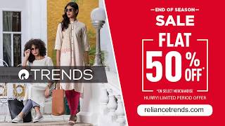 Flat 50 Off Sale at Trends [upl. by Emelen]