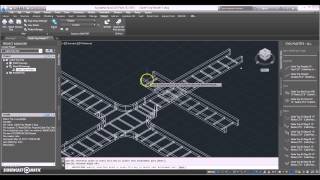 AutoCad Plant 3D Cable Tray System [upl. by Demmer]