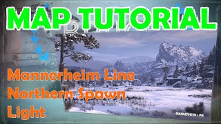 MANNERHEIM LINE North Light  World of Tanks Map Tutorial  WoT with BRUCE [upl. by Aroved]