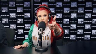 JUSTINA VALENTINE  JUSTIN CREDIBLE FREESTYLE ON POWER 106 [upl. by Micky133]