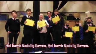 Hei Bawb Nadolig Llawen o Ysgol Gyfun Gymraeg Bro Myrddin [upl. by Marlyn]