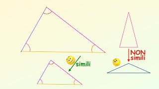 Triangoli simili e criteri di similitudine [upl. by Yenruoj]