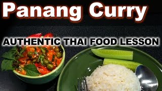 Authentic Thai Recipe for Panang Moo  พะแนง  Panang Curry with Pork [upl. by Janey365]