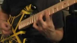 How to play Van Halen Somebody Get Me a Doctor intro on guitar [upl. by Desma]