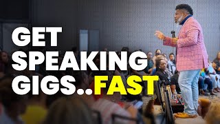 5 FAST ways to get PAID Speaking Gigs fill your calendar [upl. by Enirehtak339]