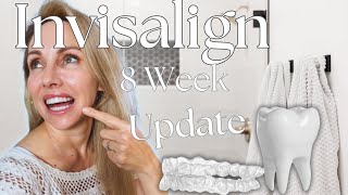 Invisalign 8 week Update [upl. by Rekrap470]