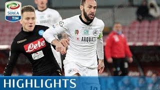 Napoli  Spezia  31  Highlights  Tim Cup 201617 [upl. by Akiwak47]