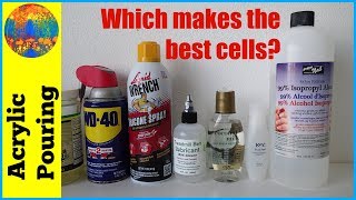 Types of Additives Used to Make Cells in Acrylic Pouring [upl. by Idalia]