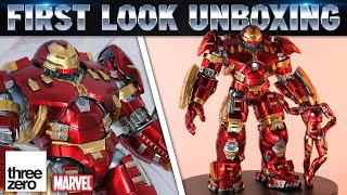 ThreeZero Hulkbuster DLX Iron Man Mark 44 Avengers Age of Ultron Figure Unboxing  First Look [upl. by Garry667]