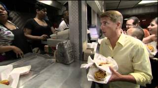 Jack McBrayer amp Triumph Visit Chicagos Weiners Circle  CONAN on TBS [upl. by Edd]