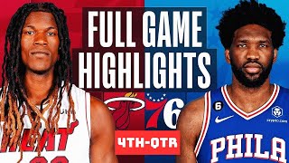 Philadelphia 76ers vs Miami Heat Highlights 4thQTR HD  December 25 2023  NBA Season3 [upl. by Agathy]