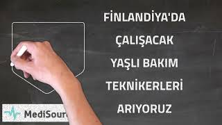 Finlandiyada Yaşlı Bakım Teknikeri Ol [upl. by Ettebab]