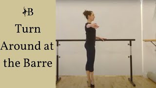 Soutenu At The Barre Ballet Tutorial Beginner [upl. by Drabeck]