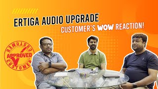 Unbelievable Sound Quality in Ertiga Customer’s Reaction to Full Audio Setup 🚗💥 [upl. by Nealon]