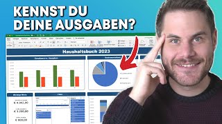 Excel Haushaltsbuch inkl Dashboard für 2024 erstellen 📊 [upl. by Lanos]