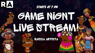 RAISSA ARTISTA GAME NIGHT LIVE STREAM 🎮🧩🎨 [upl. by Marline]