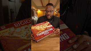 THANKSGIVING PIZZA from Digiorno is not what you expect ⭐️ foodreview holiday shorts [upl. by Denna]