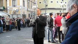 Processione pomeridiana del Venerdì santo Sulmona 2 Aprile 2010 ore 1730 [upl. by Oneg]