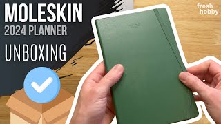 MOLESKIN 2024 Weekly Planner Unboxing  Review [upl. by Ehsrop]