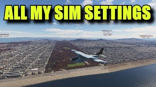 FS2020 How I Make The Sim Look Good To My Eyes  All My Settings amp Addons [upl. by Foushee72]