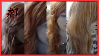 Haare von Rot auf Blond entfärben VLOG 1 [upl. by Blasien]