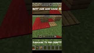 best one way door 🤯 minecraft shorts [upl. by Forster364]