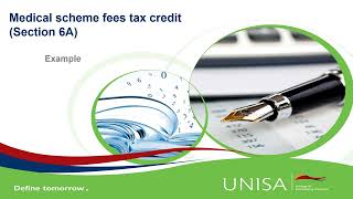 Medical scheme fees tax credits s6A [upl. by Warner]