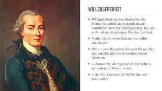 Würde und Freiheit bei Immanuel Kant [upl. by Alarise]