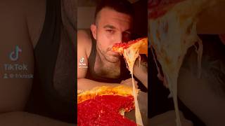 Chicago Style Pizza 🍕 food pizza cooking [upl. by Suriaj]