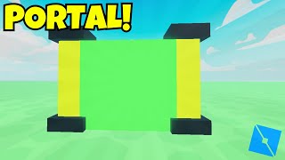 Roblox Studio  How to Make a Portal [upl. by Nellek984]