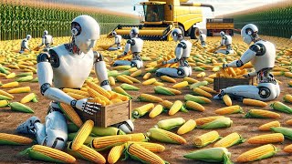 US Farmers Use Both Robots And Machines To Harvest Millions Of Pounds Of Fruits And Vegetables [upl. by Eelhsa]