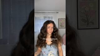 Dry brushing my wavy hair haircare hairtok hairtreatment youtube hair myhair freshhair scalp [upl. by Neidhardt]